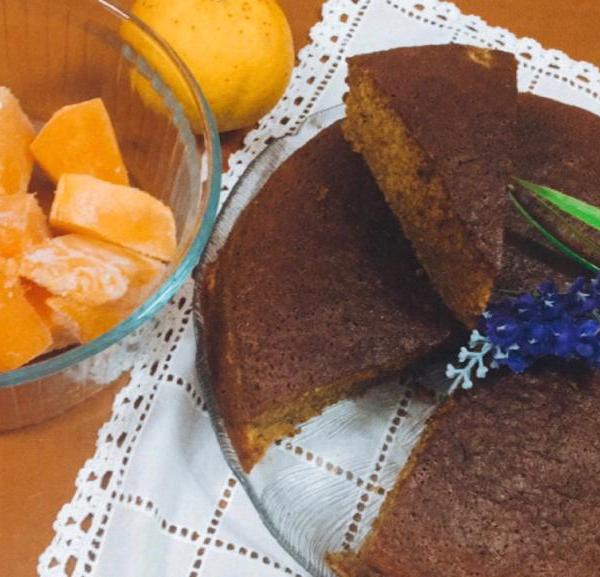 bolo de abobora para o chá